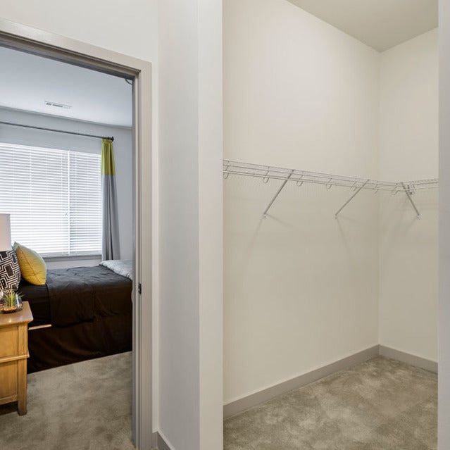 Fuse Cambridge Apartments - spacious walk-in closet off bedroom