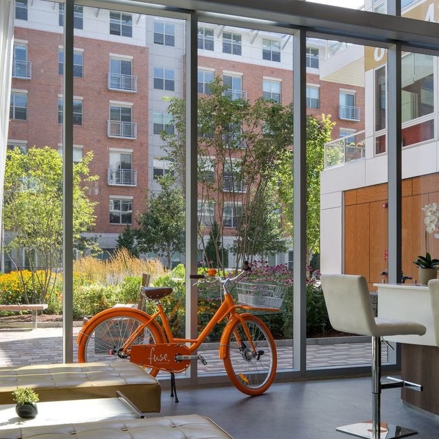 Fuse Cambridge Apartments - as a bike-friendly community, resident bike storage and repair are available